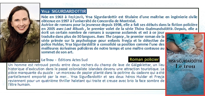 Yrsa SIGURDARD�TTIR